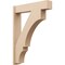 Ekena Millwork 7 1/2-in W x 34-in D x 46-in H Balboa Block Rough Cedar Woodgrain TimberThane Outlooker, Primed Tan OUTUR075X34X46BOA44RCPR - alternate 1